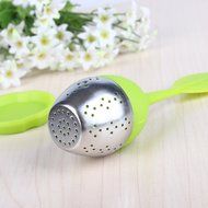 PersuingTech 3 Colors Food-grade Silicone Leaf Tea Ball Tea Bag Filter Creative Stainless Steel Insulation Tea... N24