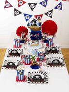 Party Partners Design Mini Cake Decor Kit, Pirate Party N3