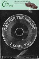 Cybrtrayd M002 Love Record Just for The Record Miscellaneous Chocolate Candy Mold