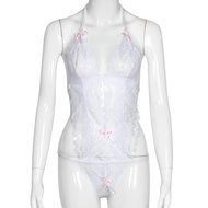 Underwear, PHOTNO Lace Lady Underwear Nightwear Sleepwear Babydoll Dress Jumpsuits lingerie N11