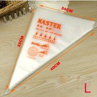 Bestgoo 100 Pack 16 Inch Large Disposable Pastry Cake Piping Bags, For Birthday Cakes and Cookies Decorating,... N5