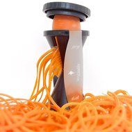 The Very Healthy Spiral Slicer, Vegetable Spiralizer, Zucchini Pasta Noodle Spaghetti Maker (Black) N4