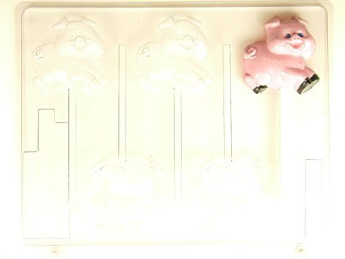 Pig Running AO165 All Occasion Chocolate Candy Mold