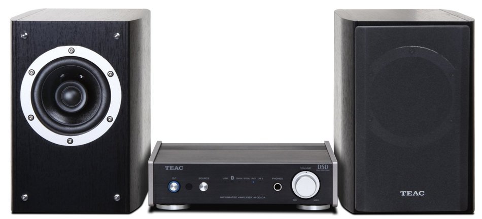TEAC Reference 301 coaxial 2-way speaker Black LS-301-B
