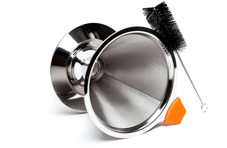 BEST CONE COFFEE LOVERS FILTERS for Premium Taste & Smell, BONUS Brush, Perfect Filter for Camping, Work, & at... N10
