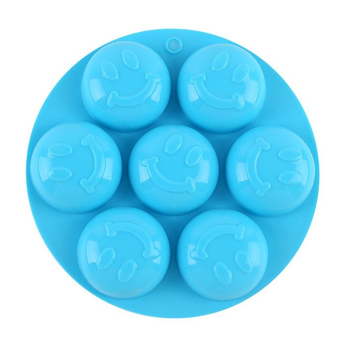 Pparty 7cavity Silicone Chocolate Cake Mold Tray for Candy Fondant Pudding Jelly Gummy -Kids Household for Holiday... N3