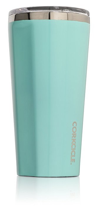 Corkcicle Tumbler Insulated Stainless Steel Bottle/Thermos, 24 oz, Turquoise N20