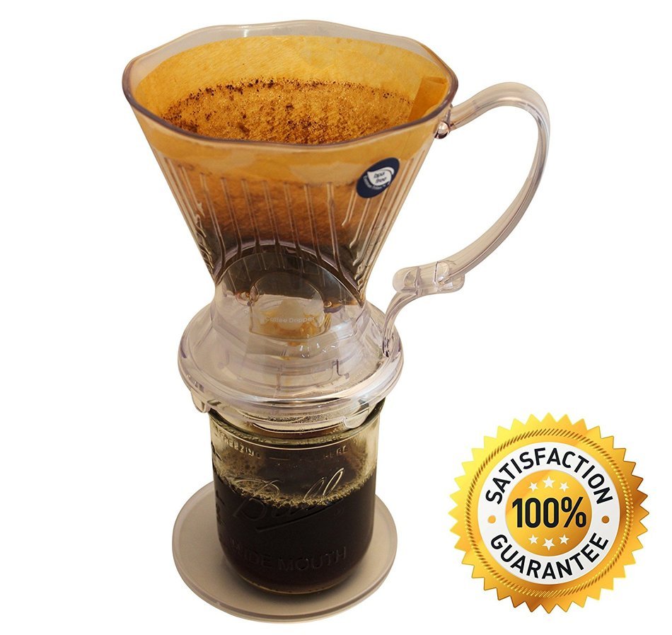Clever Coffee Dripper by CoastLine | Plastic Coffee Dripper Large &ndash; 18 Ounces | Safe BPA Free Plastic | Reusable... N4