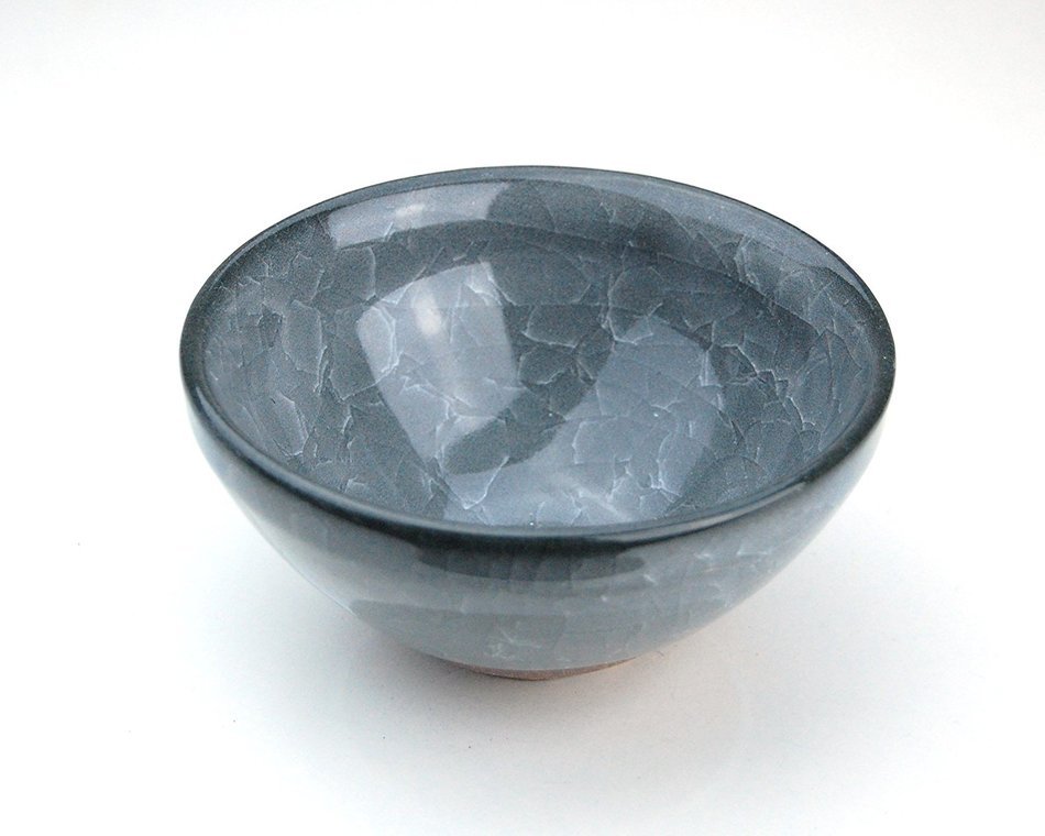 Ryu Mei Nezumi Turtle Shell Chawan (Japanese Ceremony Tea Bowl) #47117 N2