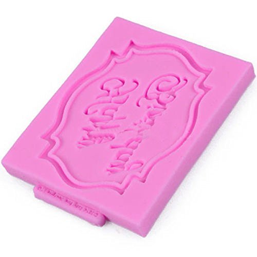 Genenic Lace Chocolate Fondant Mold Mould Cake Decorating Happy Birthday N7