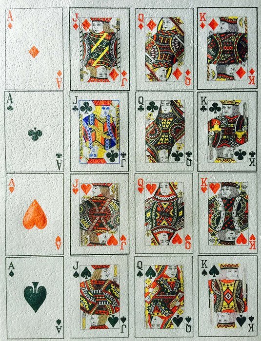 Royal Flush Edible Wafer Paper Sheet ~ Edible Playing Cards ~ BUY TWO GET THIRD FREE!