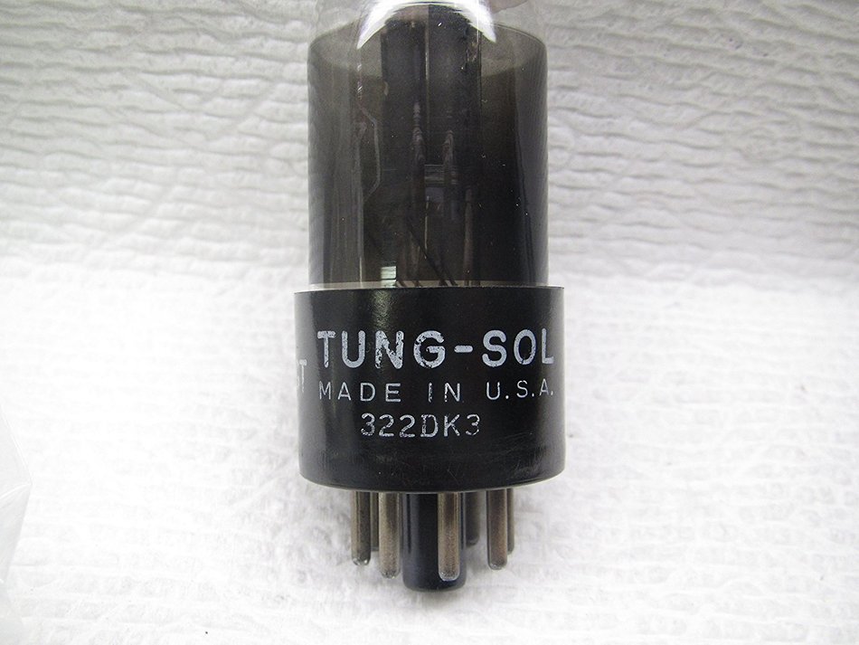 ONE ,,TUNGSOL 6SL7 GT VERY LOW NOISE NOS Well-Balanced in Gm & Ip N3