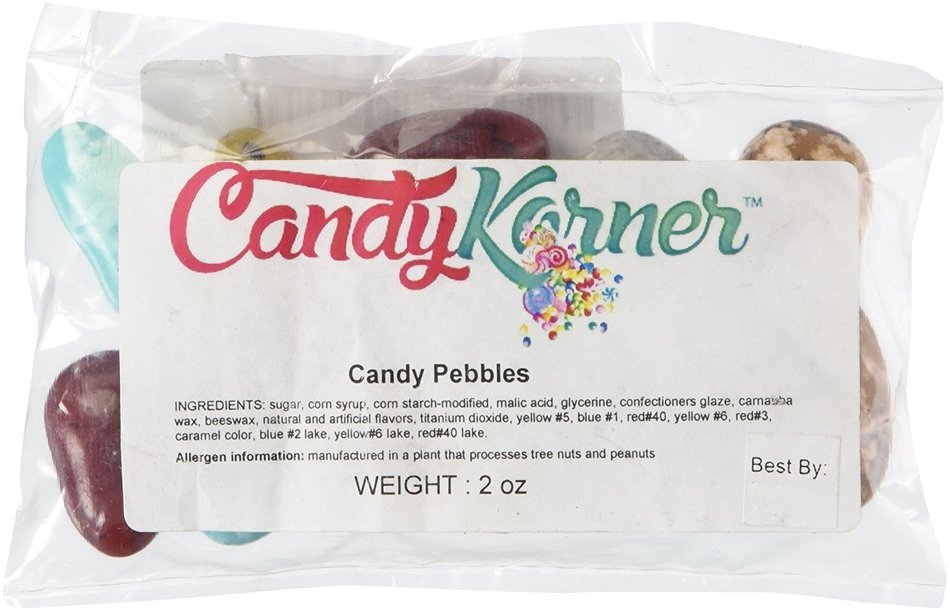 Dinosaur Cakes - Larger Rocks Candy - 2oz bag- Use as Dinosuar Eggs as Cake Decorations N2