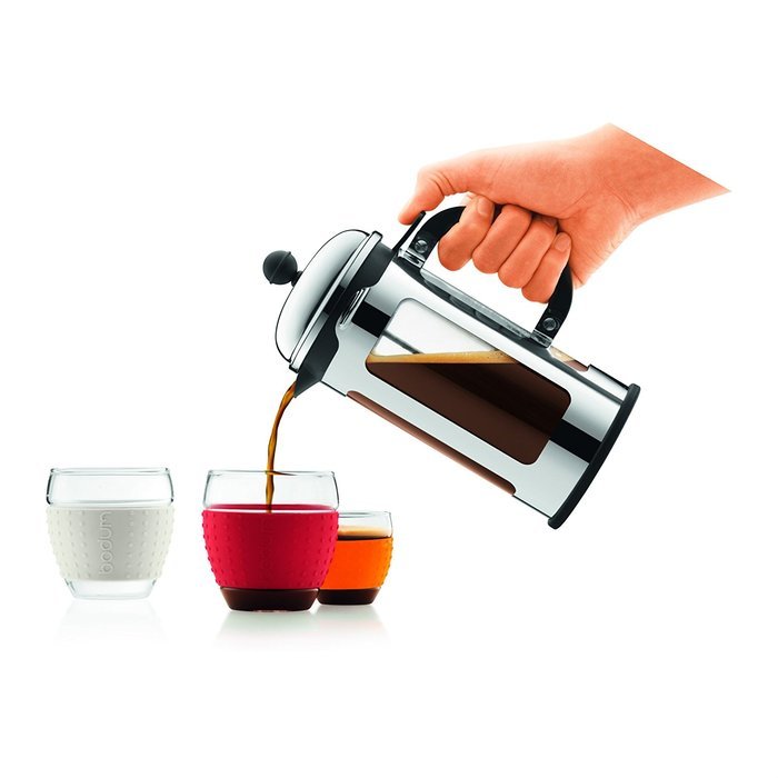 Bodum Chambord 8-Cup French Press Coffee Maker, Silver N8