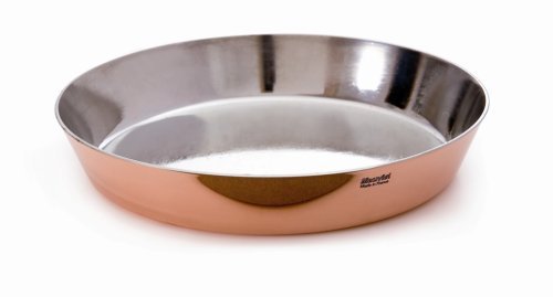 Bourgeat Copper Tin-Lined Tart Tatin Mold 11" X 1 7/8"