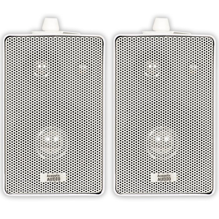 Acoustic Audio 251W Indoor/Outdoor Speakers (White, 2)