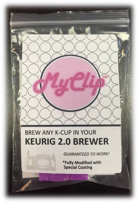 MyClip Freedom Clip Sensor, for Keurig 2.0 Brewers, Brew ANY K-CUP - Works with ALL 2.0 Brewers N2