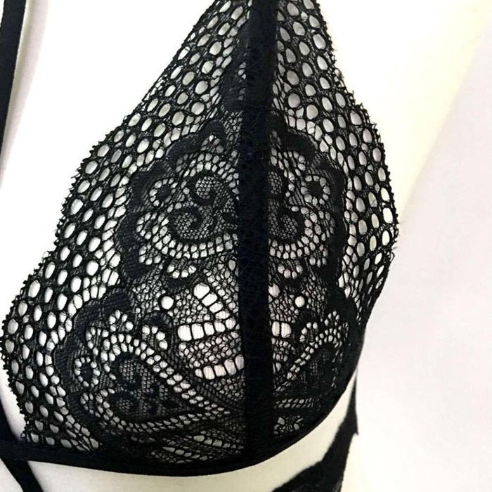 Underwear ，Beautyvan Comfortable Fashion Women Sexy Translucent Underwear Sheer Lace Strap Lingerie Bra Top Bustier... N21