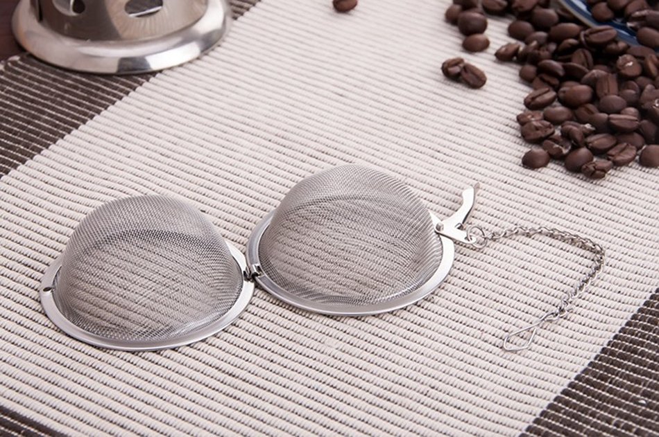 Tea Ball Infuser, Amsam 3 Pack Stainless Steel Mesh Tea Infuser 2-Inch Tea Strainer Filters for Loose Tea N5