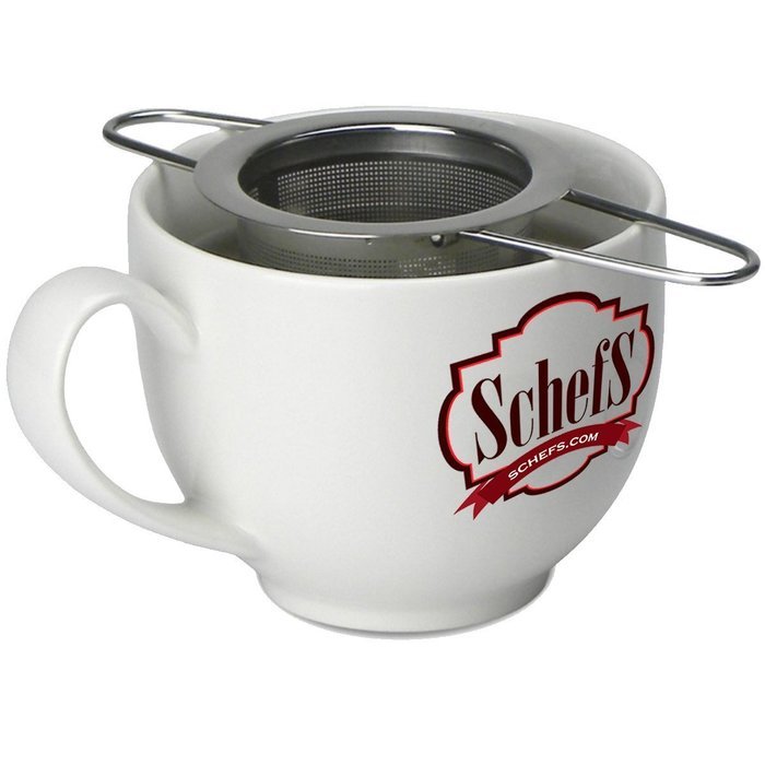 Schefs Premium Tea Infuser - Stainless Steel - Tea Filter - Perfect Strainer for Loose Leaf Tea