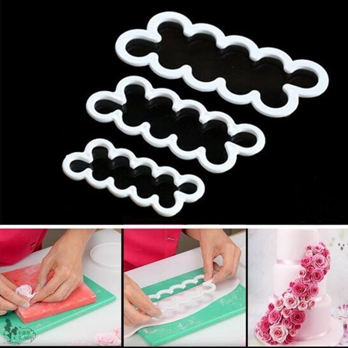MAXGOODS Popular 3D Rose Flower Fondant Cake Chocolate Sugarcraft Mould Decor Mold N6