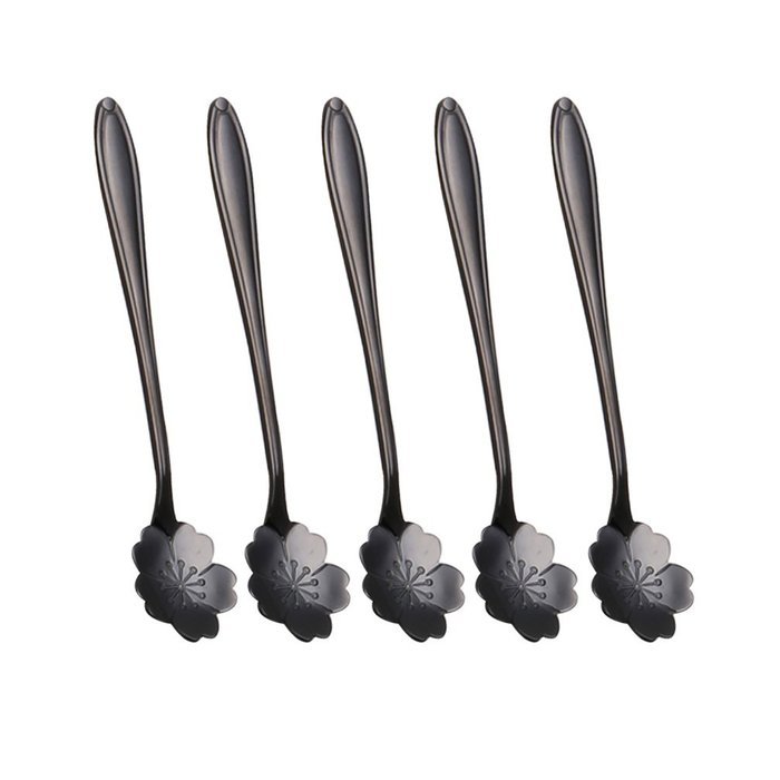 Coffee Scoops, Stainless Steel Tableware Creative Sunflower Flower Pattern Coffee Spoons Stirring Spoon Sugar... N40