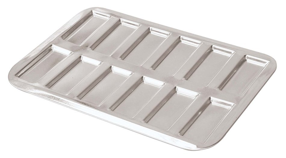 Paderno World Cuisine Financier Mold, Tin, Silver