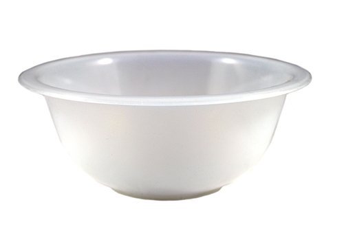 Paderno World Cuisine Polypropylene Mixing Bowl, 1-Quart, White