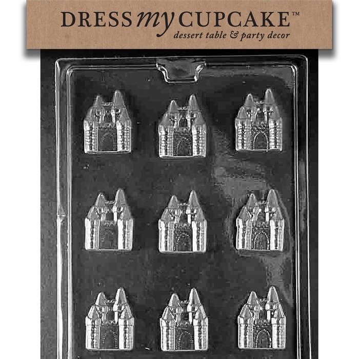 Dress My Cupcake Chocolate Candy Mold, Castle
