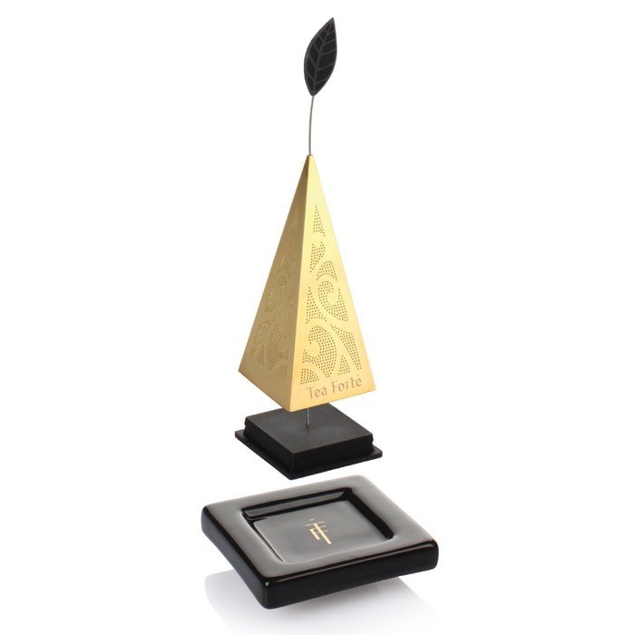 NEW Tea Forte Icon Au Gold Loose Tea Infuser N2