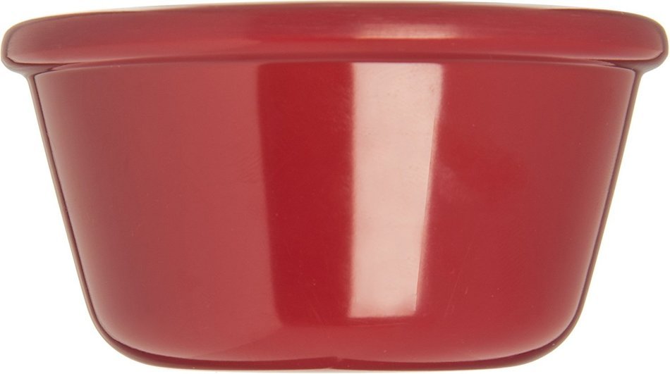 Carlisle S28558 Melamine Smooth Ramekin, 4 oz Capacity, 1.43" Height, Roma Red (Case of 48) N4