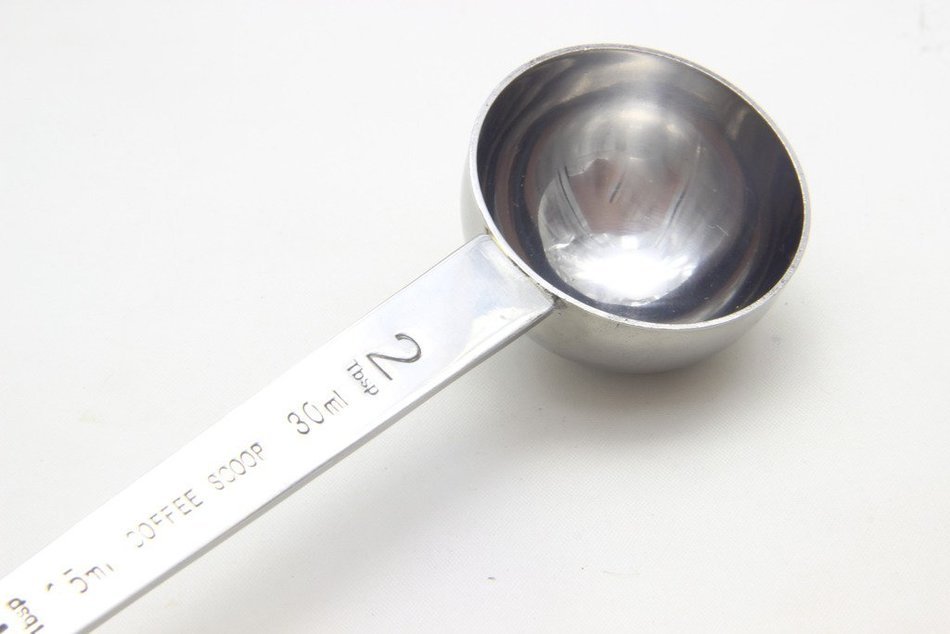 Time Roaming Stainless Steel Double Side Coffee Scoop Measure-1&2Tablespoon N8