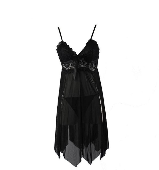Underwear, PHOTNO Lingerie Women's Underwear Babydoll Sleepwear Lace Dress G-string Nightwear N14