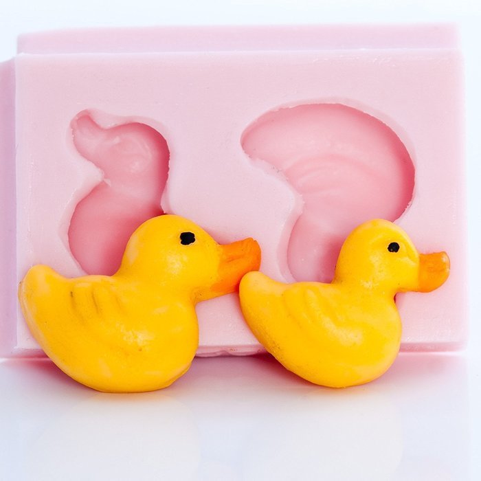 Tiny Rubber Duck Silicone Mold Food Safe Fondant, Chocolate, Candy, Resin, Polymer Clay, Jewelry, Craft Mold.... N3