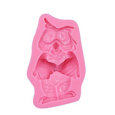 Sher Cute Owl Silicone Cookie Cake Mold Chocolate Candy Soap Mold Cake Biscuit Baking Tool Fondant Silicone Molds N2