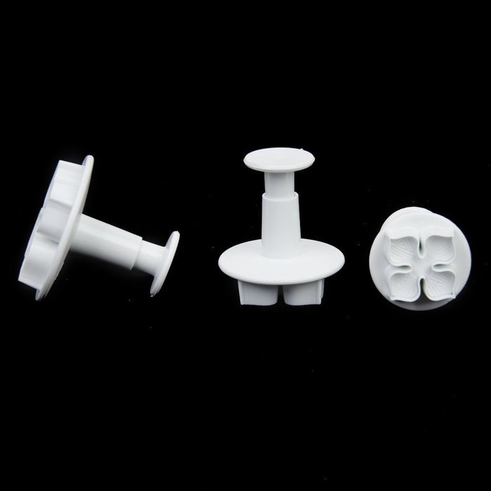WHATWEARS 3x Hydrangea Fondant Cake Biscuit Sugarcraft Plunger Cutter Craft Mold Tool N3
