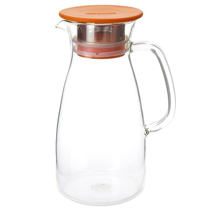 FORLIFE Mist Glass Ice Tea Jug , 34-Ounce, Turquoise N4