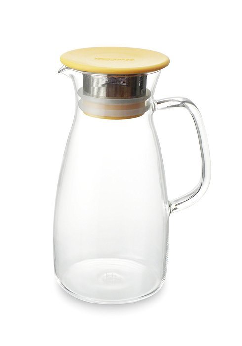 FORLIFE Mist Glass Ice Tea Jug , 34-Ounce, Turquoise N5