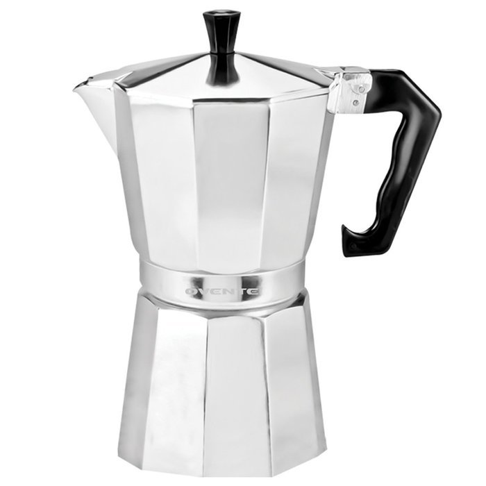 Ovente MPA12 12-Cup Stovetop Aluminum Espresso Maker