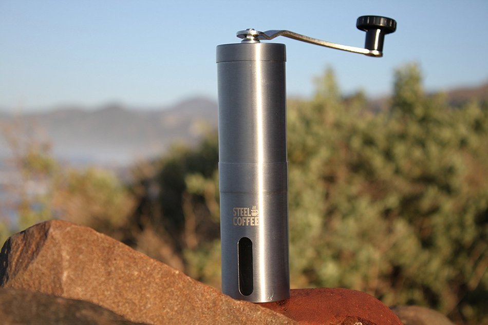 Manual Coffee Grinder Professional Heavy Duty Stainless Steel with Adjustable Ceramic Burr Premium Portable Coffee... N3