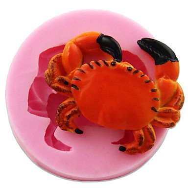 Y&XL&H Crab Fondant Cake Chocolate Silicone Molds,Decoration Tools Bakeware N4