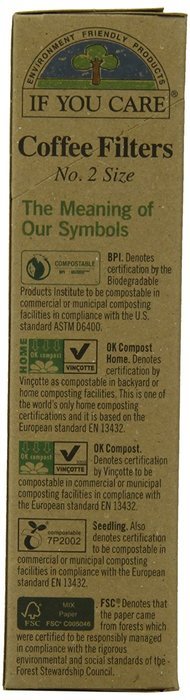 If You Care No. 2 Coffee Filters, 100-Count Boxes (Pack of 12) N2