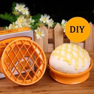 UR Bakeware Pineapple Bread Mold Cake Mould Pineapple Bun Cutter Mold Baking Tool N4