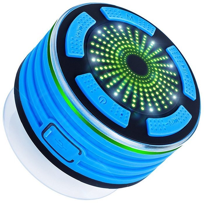 Portable Bluetooth Outdoor Speaker with FM Radio, DLAND Waterproof ( IP67 Grade ) Wireless Bluetooth V4.0 Speaker... N5