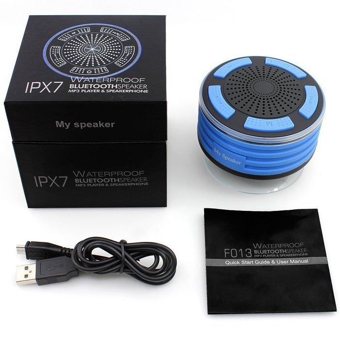 Portable Bluetooth Outdoor Speaker with FM Radio, DLAND Waterproof ( IP67 Grade ) Wireless Bluetooth V4.0 Speaker... N8