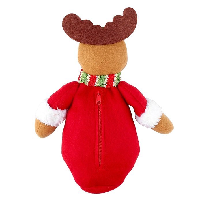 Pparty 2 of set Snowman &Deer Bag Christmas Candy Bag for holiday home decor N5
