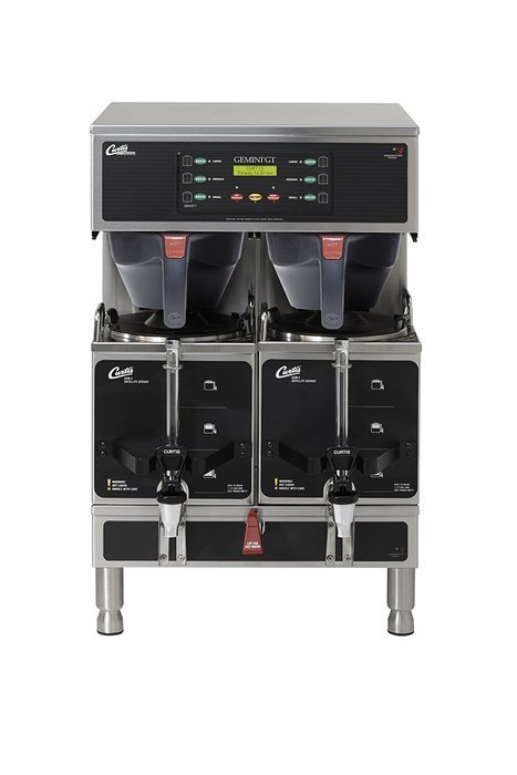 Wilbur Curtis Gemini Twin Coffee Brewer, 1.5 Gal. - Commercial Coffee Brewer - GEMTS10A1000 (Each)