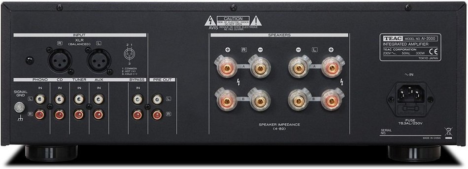Teac AI-2000-B 180W Stereo Integrated Amplifier (Black) N2