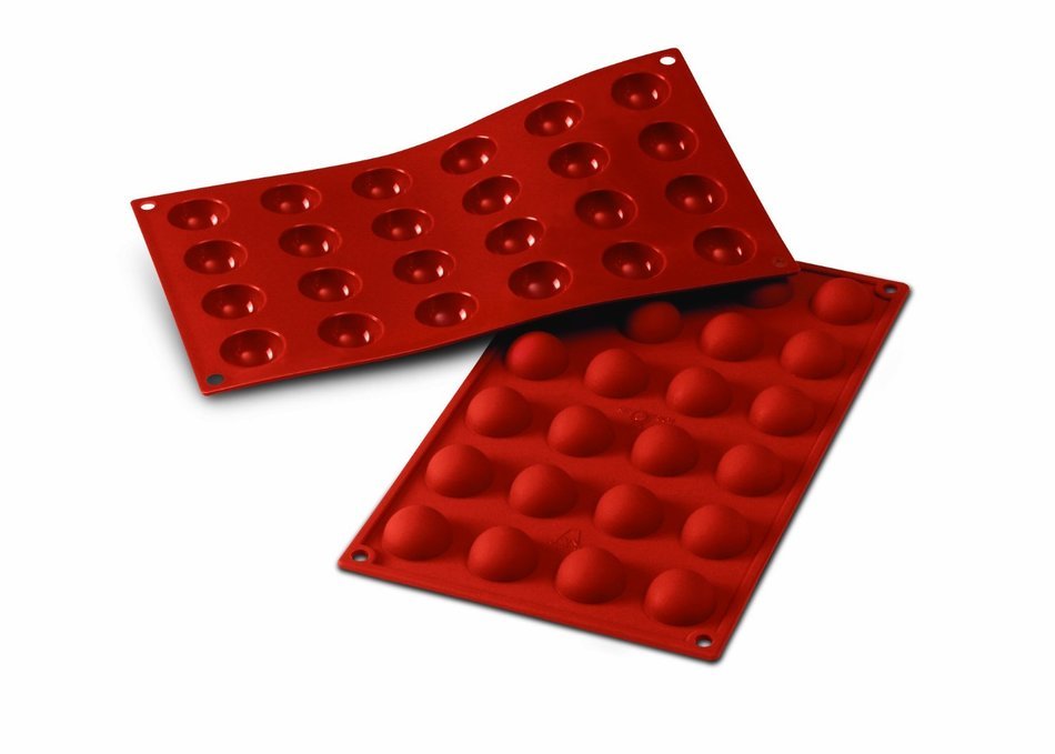 Silikomart SF002/C Silicone Classic Collection Mold Shapes, Semi-Sphere, Extra-Large N2