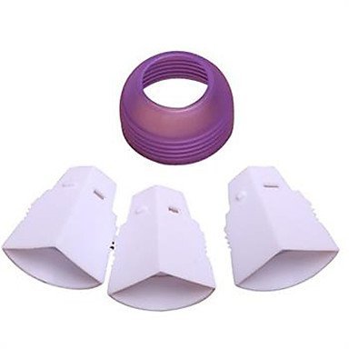 Y&XL&H Tri-color Icing Piping Decorating Bag Nozzle Converter Cream Coupler Cake Tool N2